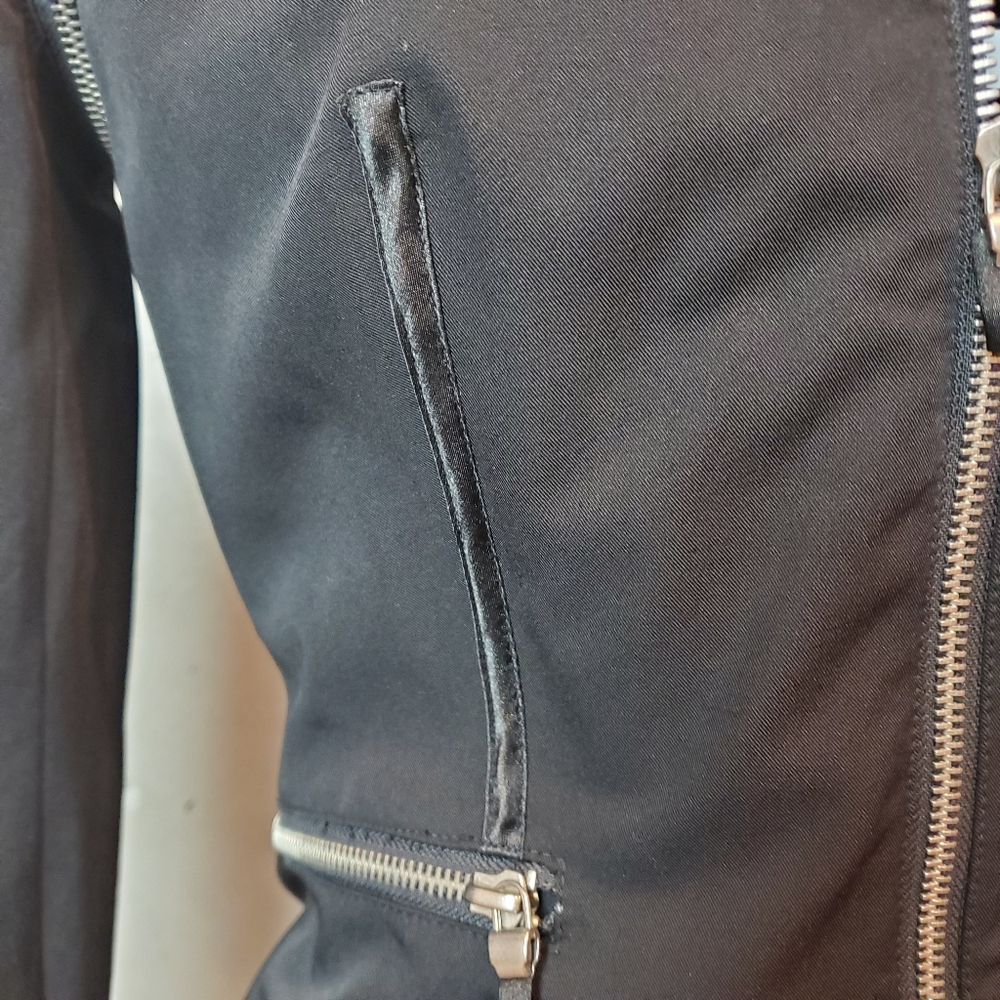 Cache Convertible Zipper Blazer Black Size 2 - image 6